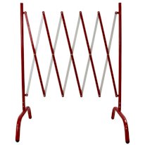Durable And Long-Lasting Red/White Expandable Safety Barrier