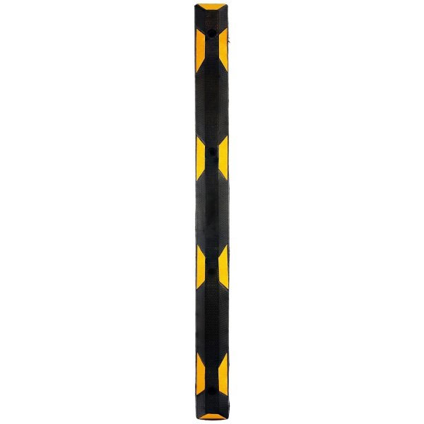 Heavy-Duty Rubber Parking Stop High Visibility