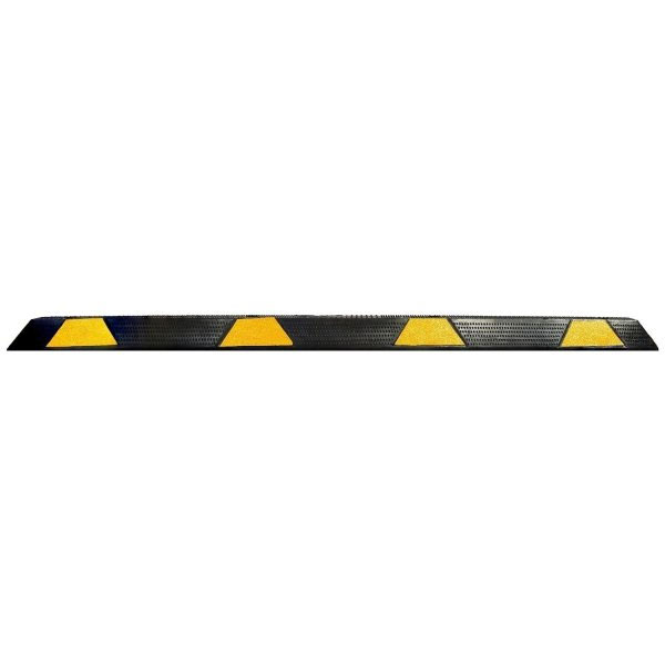 Heavy-Duty Rubber Parking Stop High Visibility