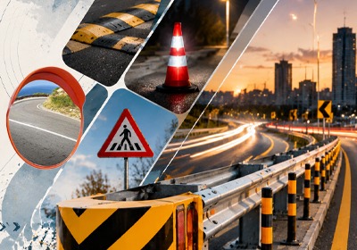 Traffic management safety products in commercial environments