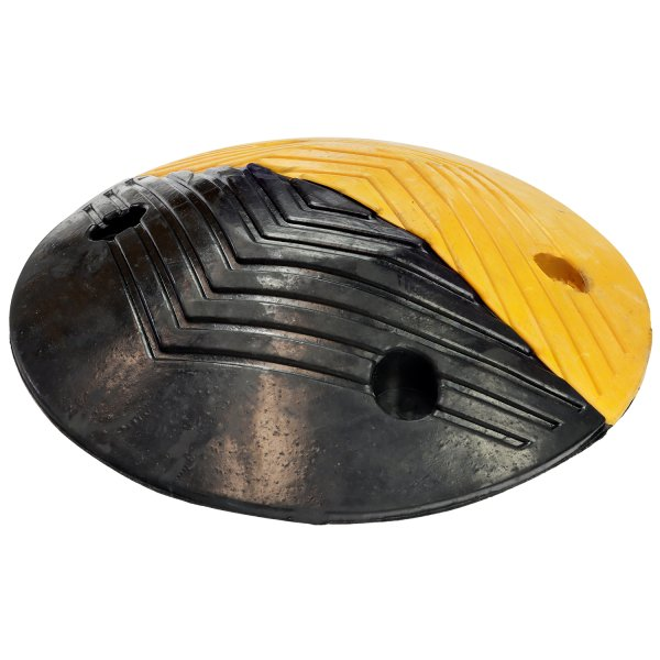 Traffic Safety Rubber Speed Bump in Circular Pattern
