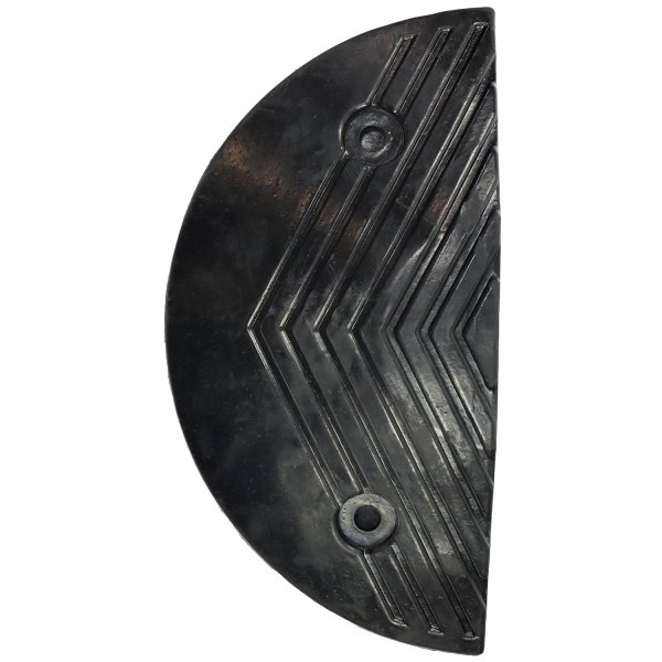 Traffic Safety Rubber Speed Bump in Circular Pattern