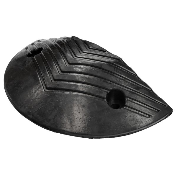 Traffic Safety Rubber Speed Bump in Circular Pattern